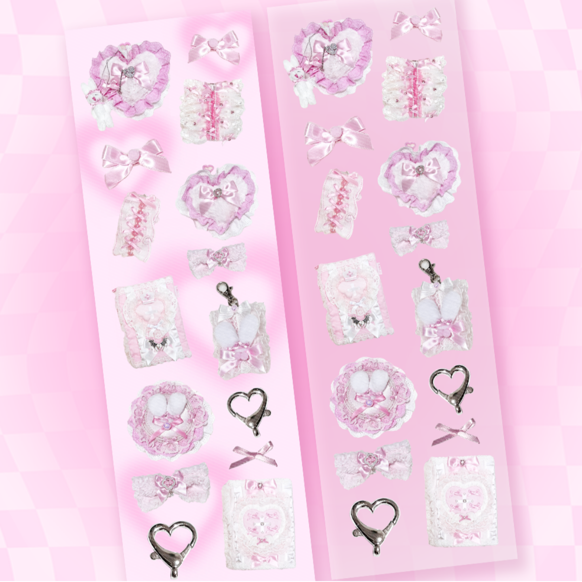 [Caramelly] Bunny Love Deco Sticker Sheet