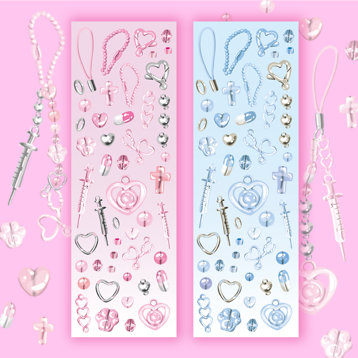 [Caramelly] Medical Beads Deco Sticker Sheet