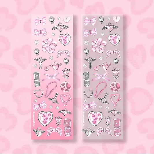 [Caramelly] Gyaru Beads Deco Sticker Sheet