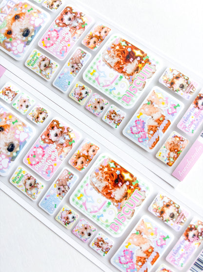 [borahstudio] Biscuit & Hazel 02 Deco Sticker Sheet