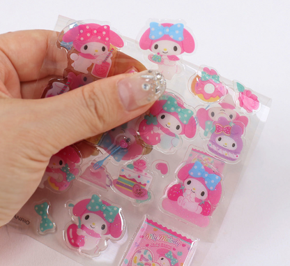 [Sanrio Korea] Hologram Epoxy Deco Sticker (4 styles)