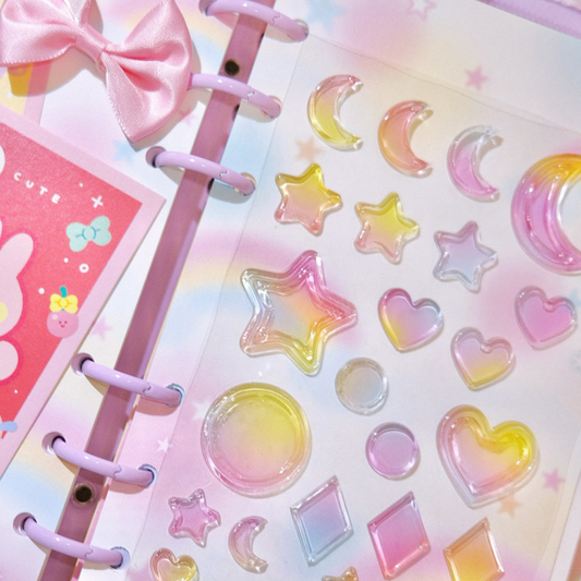 [Manta Box] Transparent Candy Full Deco Sticker