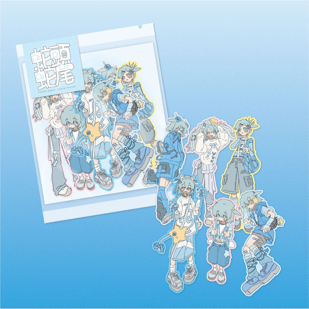 [Sg_yskim] Sadusami Die Cut Sticker Ver A Die Cut Sticker Pack