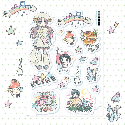 [Amustew] Fluffy Poison Sticker Sheet