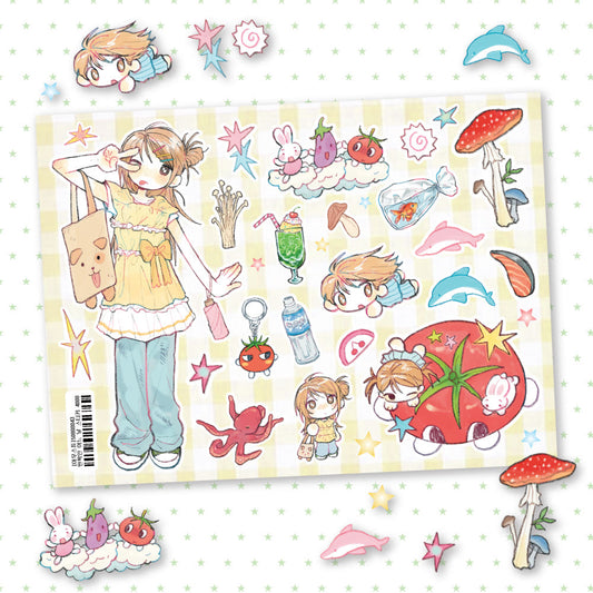 [Amustew] A Sparkling Day Sticker Sheet