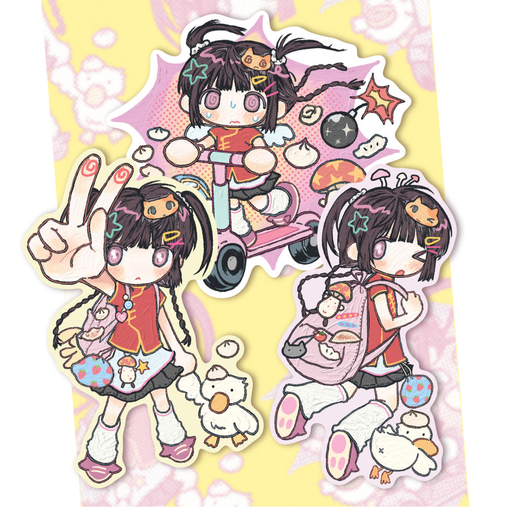 [Amustew] I Love You Die Cut Sticker Set