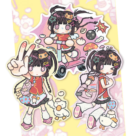 [Amustew] I Love You Die Cut Sticker Set