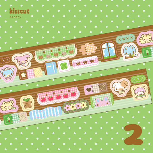 [3eotty] Fabric Home Kiss Cut Tape