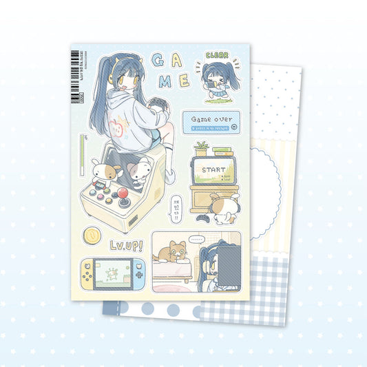 [Chocozy Family] Game Addiction Sticker Sheet