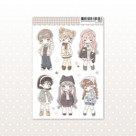 [Chocozy Family] Emoticon Sticker Sheet