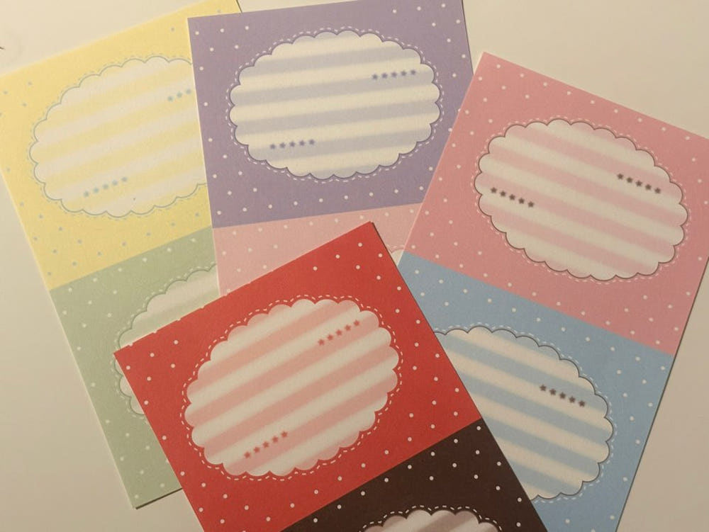 [Happiest Fluffy Shop] Blur Cheek Memo Sticker Set