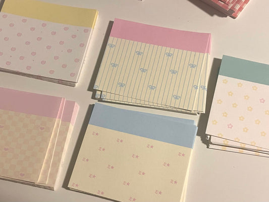 [Happiest Fluffy Shop] Lovely Pattern Memo Sticker Set