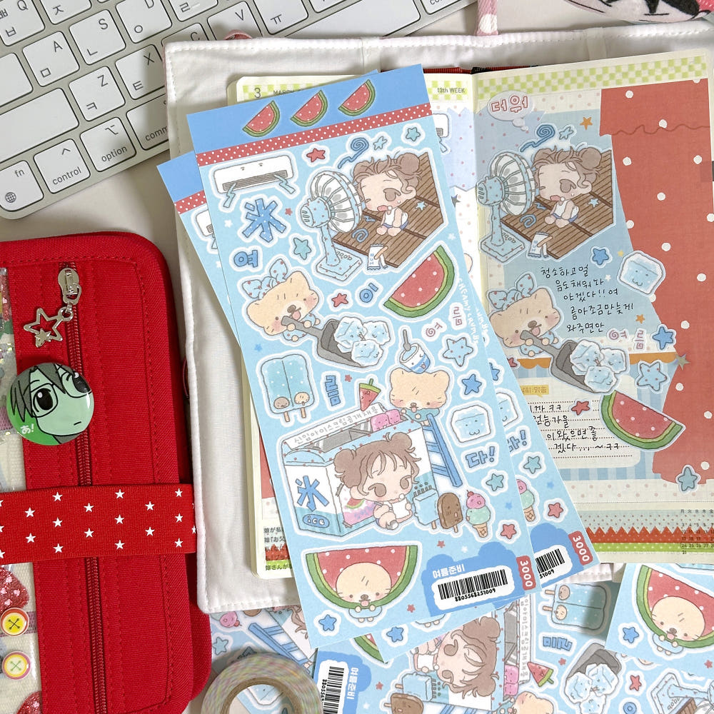 [Creamy Crumbz] Getting Ready For Summer Sticker Sheet