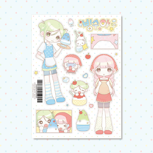[Kkumo Kkumo] It's Bingsu~ Sticker Sheet