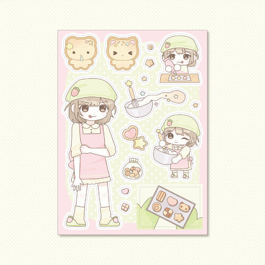 [Kkumo Kkumo] Let's Make Cookies Sticker Sheet