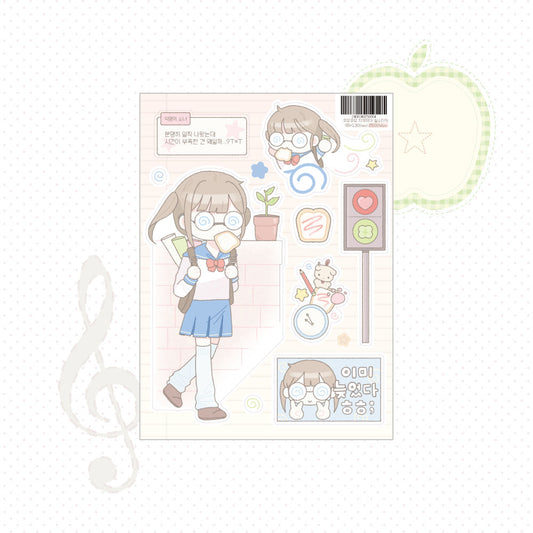 [Kkumo Kkumo] I'm Late! Sticker Sheet