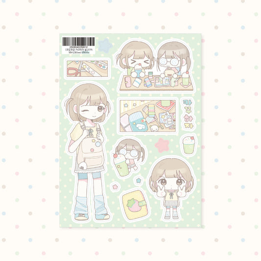 [Kkumo Kkumo] Let's Kakku! Sticker Sheet