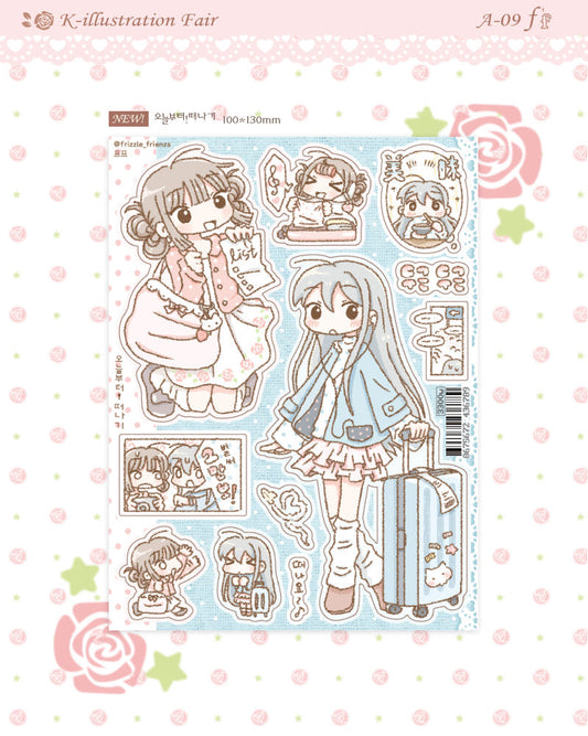 [Frizzle Friends] Leaving Starting Today Sticker Sheet