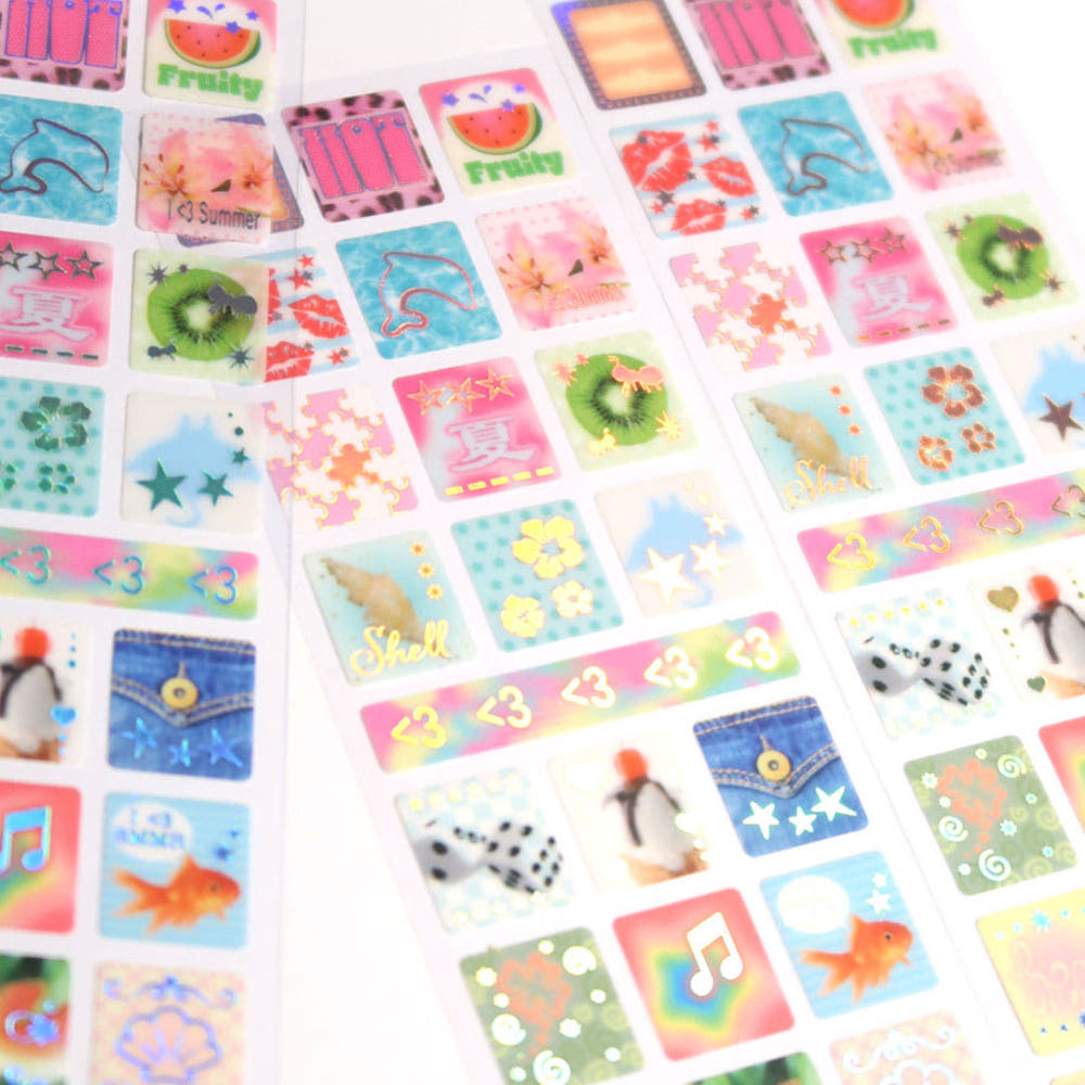 [St2krs] Sunny Vibes Deco Sticker Sheet