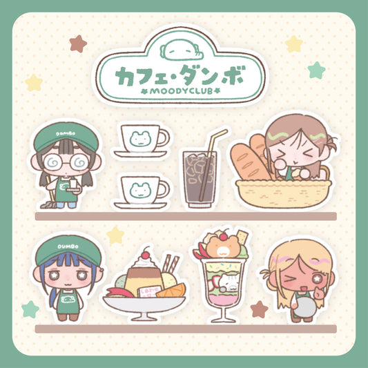 [Moody Club] Cafe Infiltration Deco Sticker Sheet