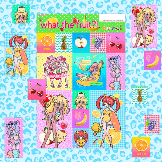 [We_Fantasia] What the Fruit?! Sticker Sheet