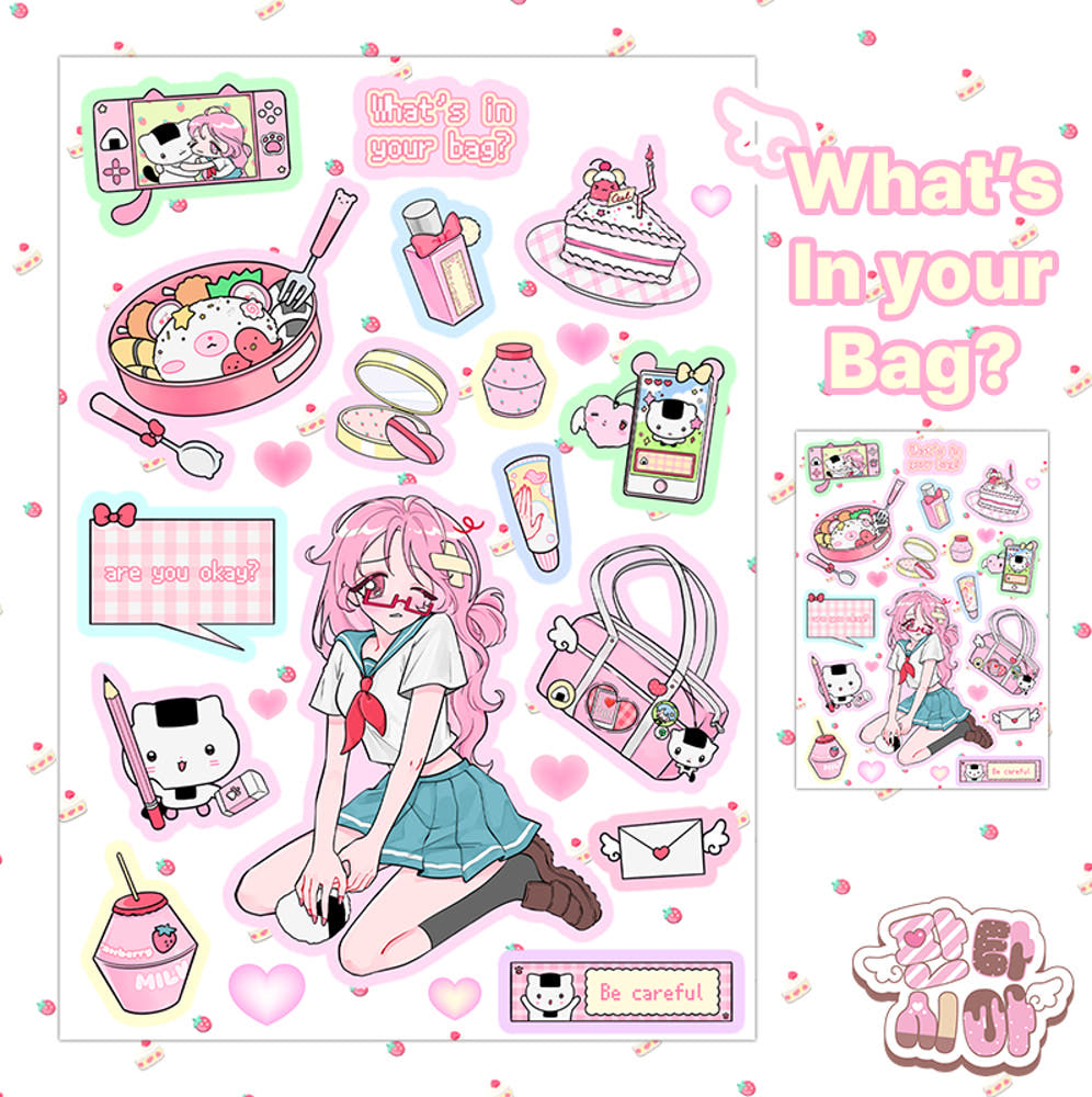 [We_Fantasia] What's In Your Bag? Sticker Sheet