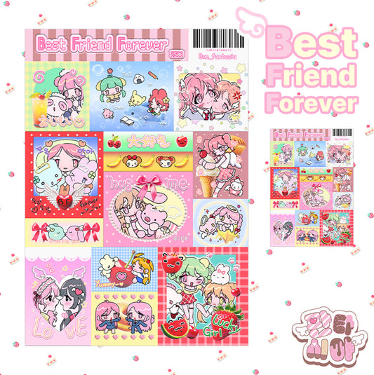 [We_Fantasia] Best Friend Forever Sticker Sheet