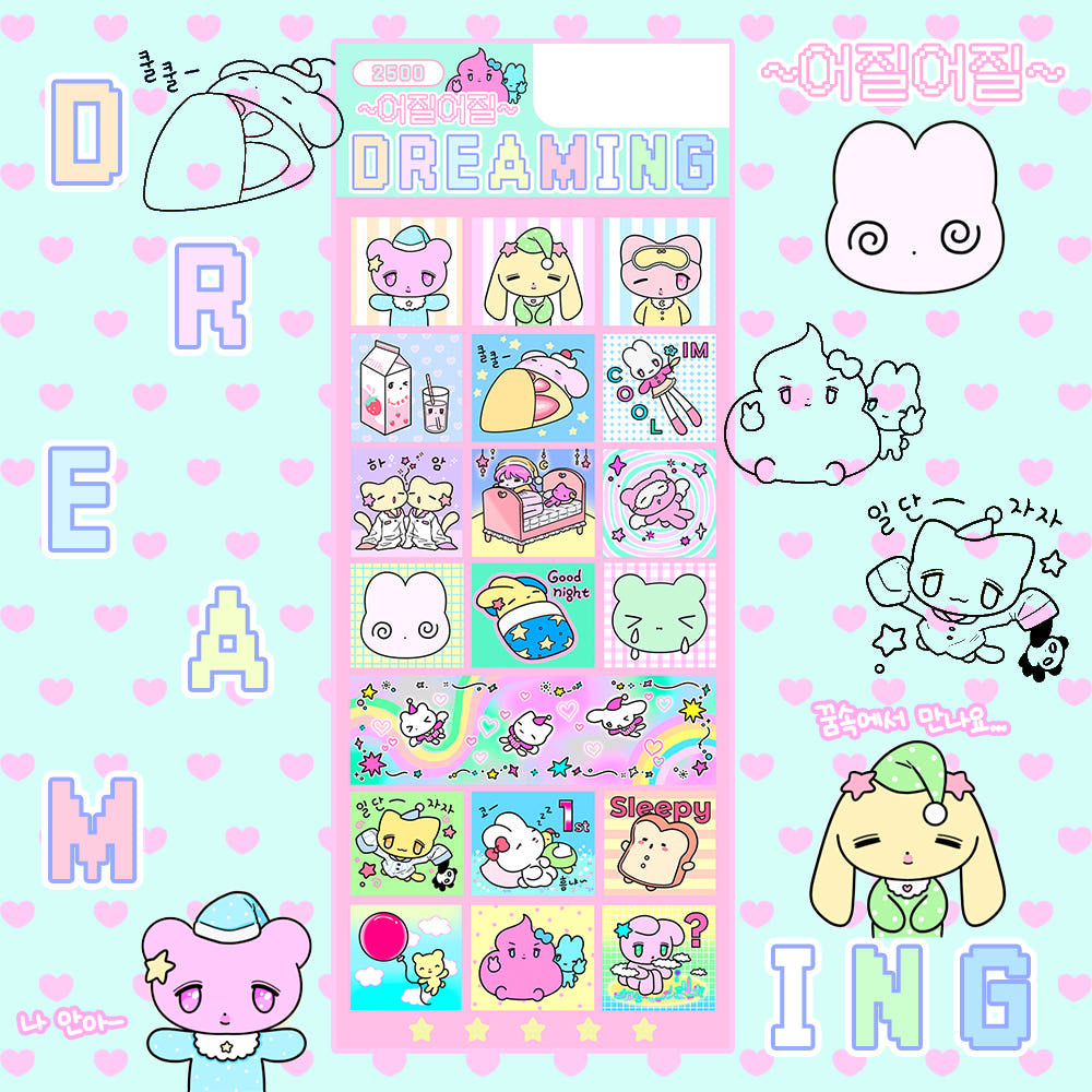[We_Fantasia] Dizzy Dreaming Sticker Sheet