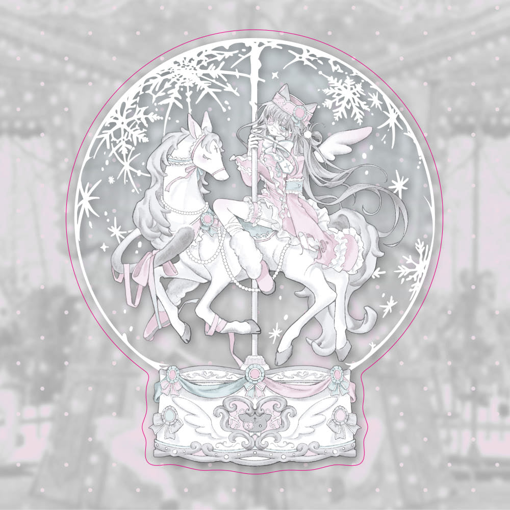 [Dawnitive Wave] Pink Noise Park Die Cut Sticker Set