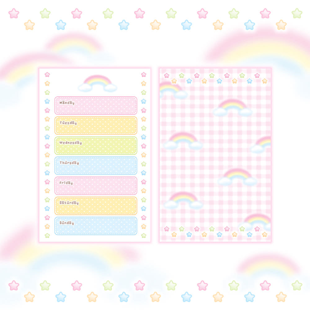 [Creamy Milky] A7 Rainbow Diary Refill