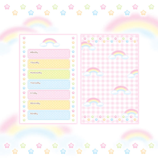 [Creamy Milky] A7 Rainbow Diary Refill