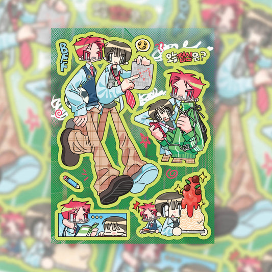 [Keutti Kitty] Best Friends (Boys’ Class) Sticker Sheet