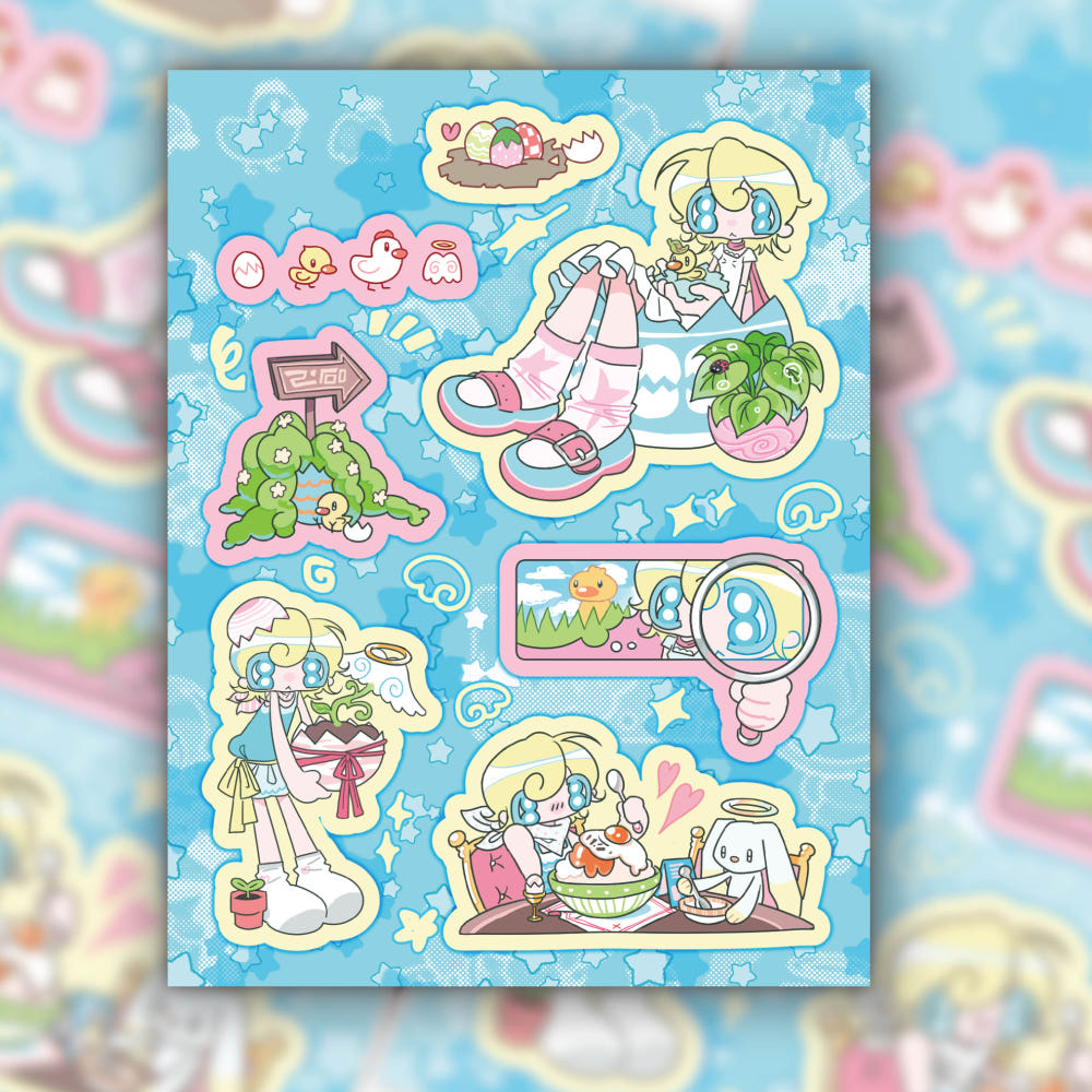 [Keutti Kitty] Egg Sticker Sheet