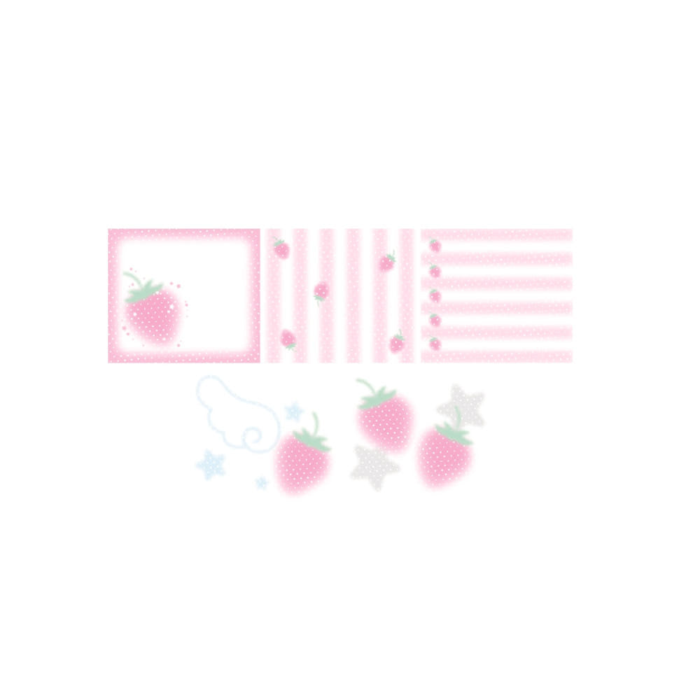 [Nevertheless] Strawberry Square Memo Sticker Pack