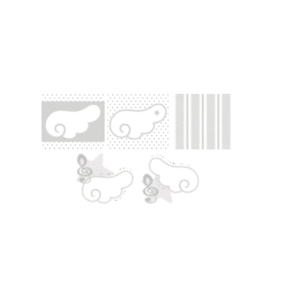 [Nevertheless] Angel Gray Square Memo Sticker Pack