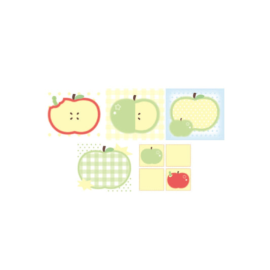 [Nevertheless] Apple Square Memo Sticker Pack