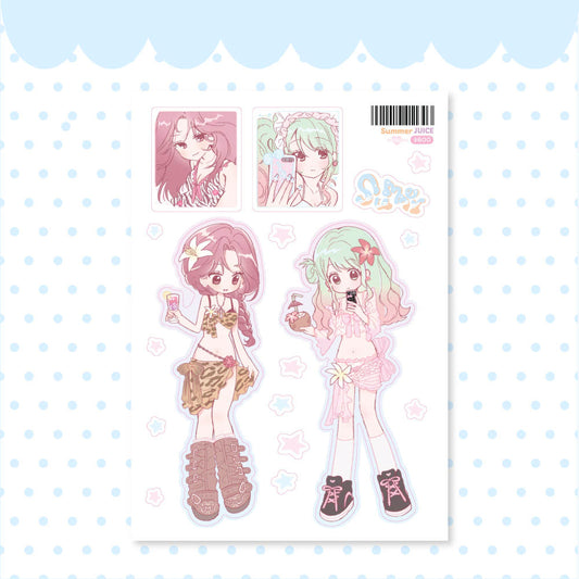 [Ricomaru] Summer Juice Sticker Sheet