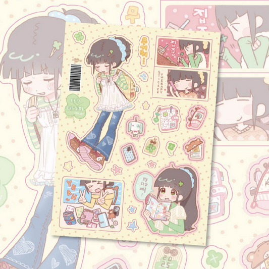 [Ricomaru] Dakku Telepathy Sticker Sheet