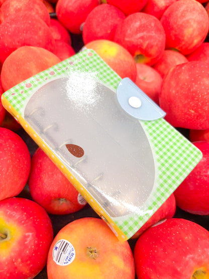 [Borah Studio] A7 Green Apple Glitter Diary