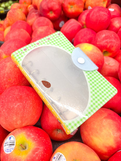 [Borah Studio] A7 Green Apple Glitter Diary