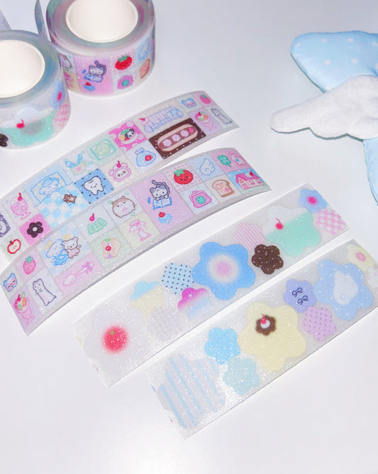 [Pompomroom] Star Fragment & Square Kiss Cut Tape (2 Options)