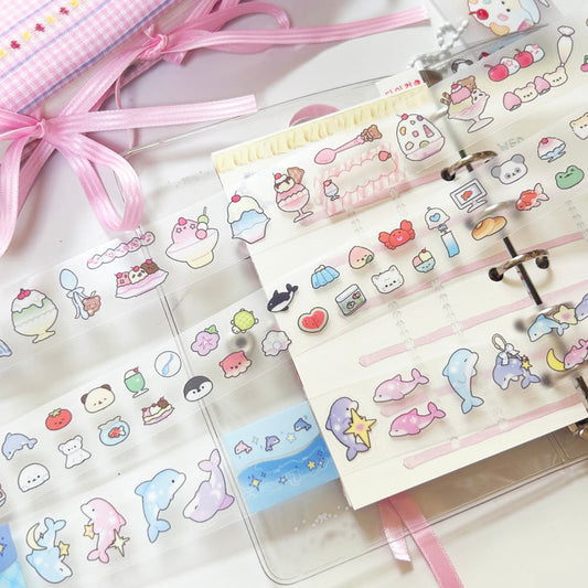 [Pompomroom] Summer Clear Kiss Cut Tape