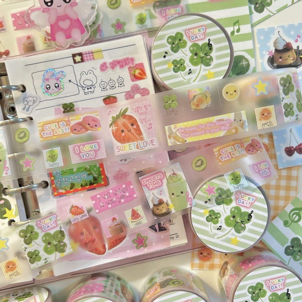 [Zeki Bear] Lucky Day Kiss Cut Tape