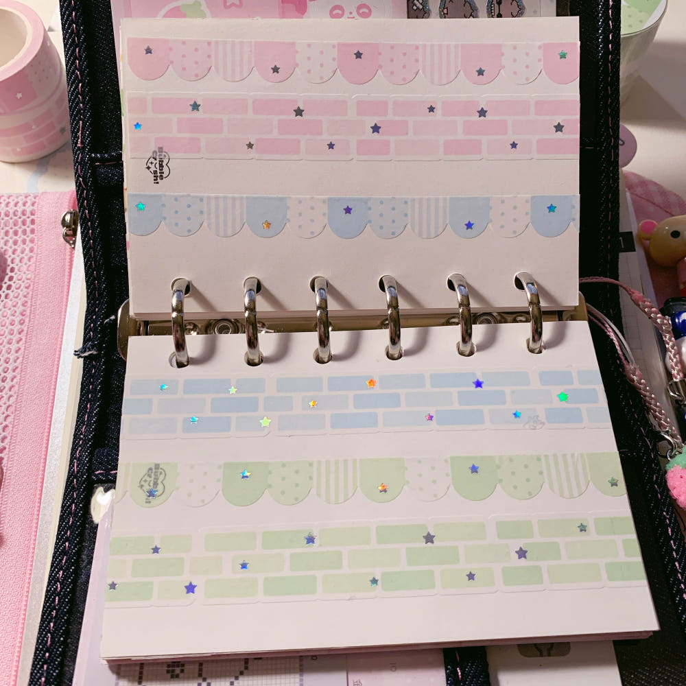 [Malangcong] Star Star Fence Kiss Cut Tape (3 Options)