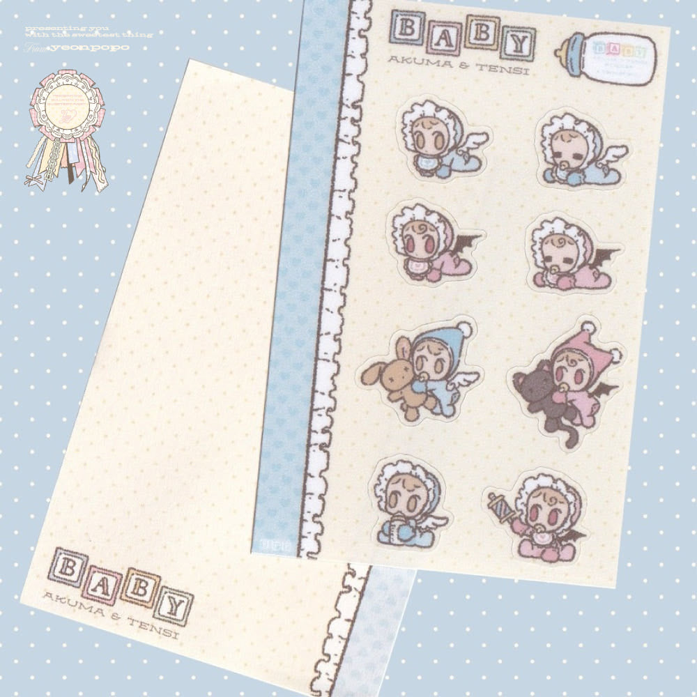[Yeonpopo] Baby Akuma & Tensi Sticker sheet
