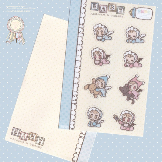[Yeonpopo] Baby Akuma & Tensi Sticker sheet