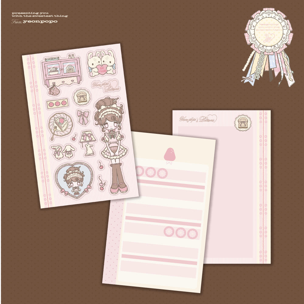 [Yeonpopo] Yeonpopo's Patisserie Sticker Sheet