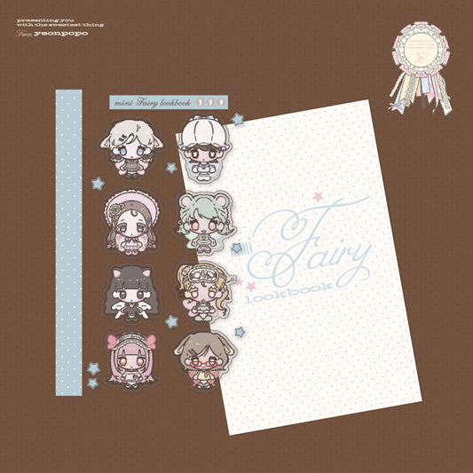 [Yeonpopo] Mini Fairy Lookbook Sticker Sheet