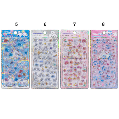 [Stationery Korea] Bon Bon Drop Capsule Sticker Sheet (12 Options)