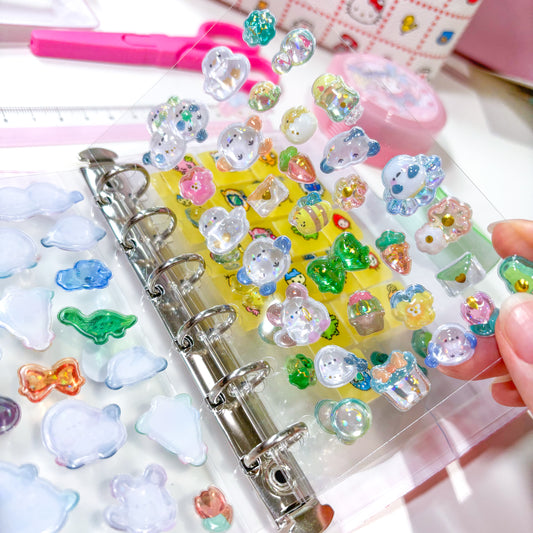 [Borah Studio] A7 Clear Sticker Inserts (10 Sheets)